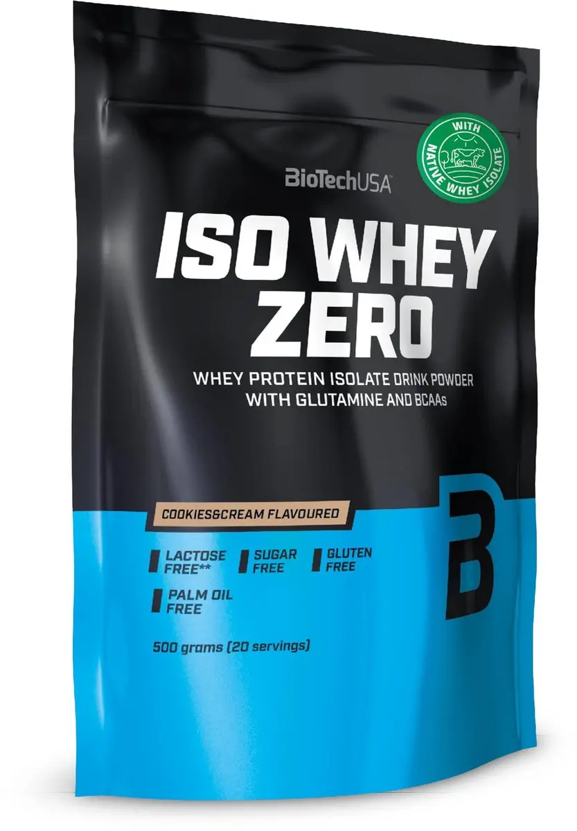 BioTechUSA ISO WHEY Zero Cookies & Cream 454g