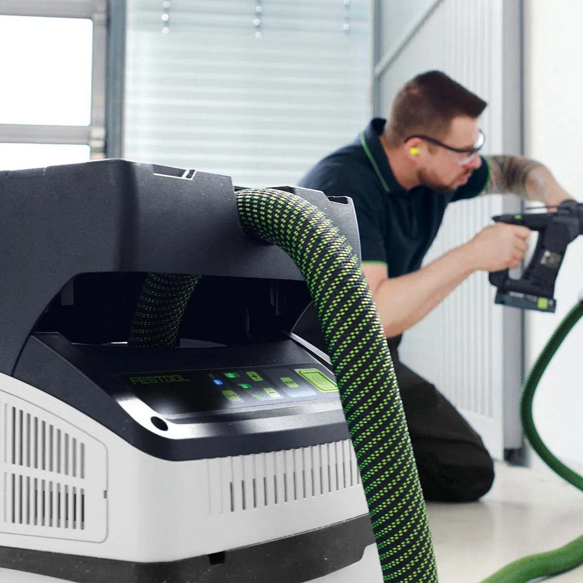 Festool CTLC MIDI I-Plus Accustofzuiger 2x18V - 4 Accu's