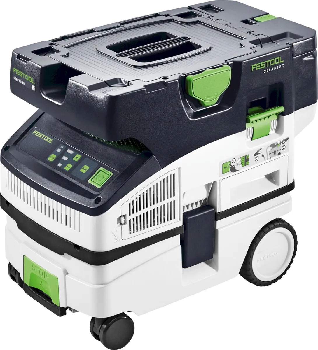 Festool CTLC MIDI I-Plus Accustofzuiger 2x18V - 4 Accu's