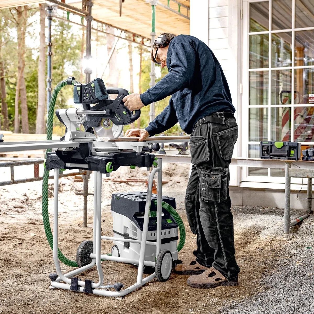 Festool CTLC MIDI I-Plus Accustofzuiger 2x18V - 4 Accu's