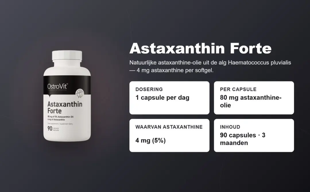 OstroVit Astaxanthine Forte 90 Capsules - 80mg