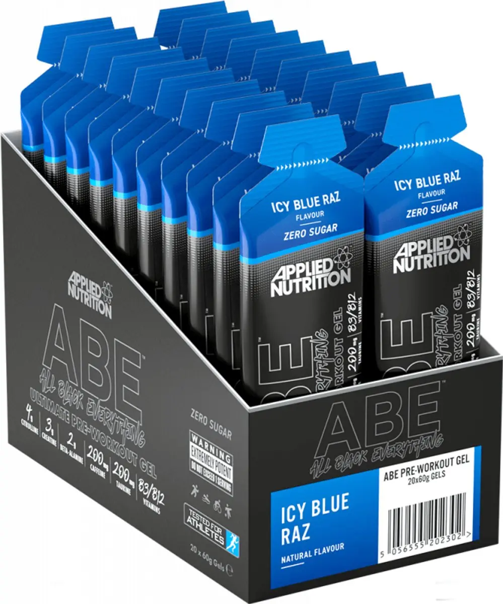 Applied Nutrition ABE Ultimate Pre-Workout Gel Icy Blue Raz - 20x60g