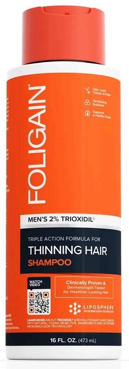 Foligain Anti-Haaruitval Shampoo Mannen 473ml - afbeelding 6 van 6