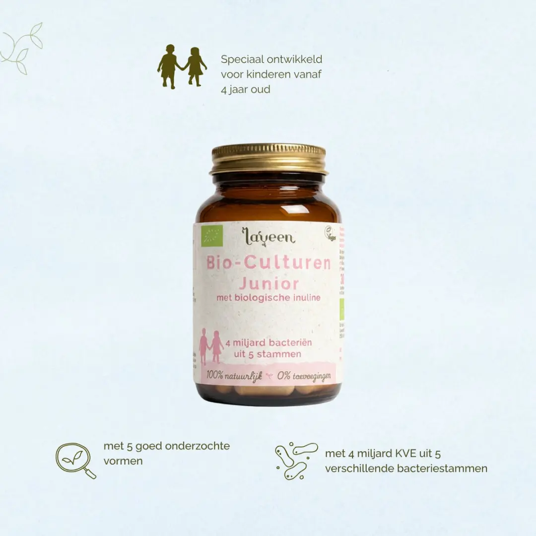 Laveen Bio-culturen Junior Biotica - 30 Capsules - Vegan