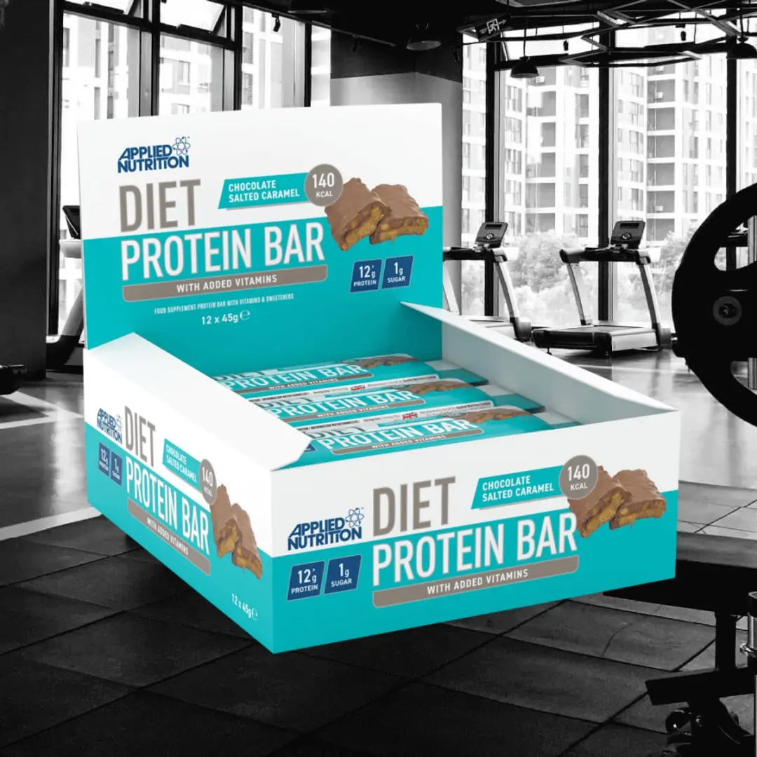 Applied Nutrition Diet Protein Bar 12x - 540g - Chocolade Zout Karamel