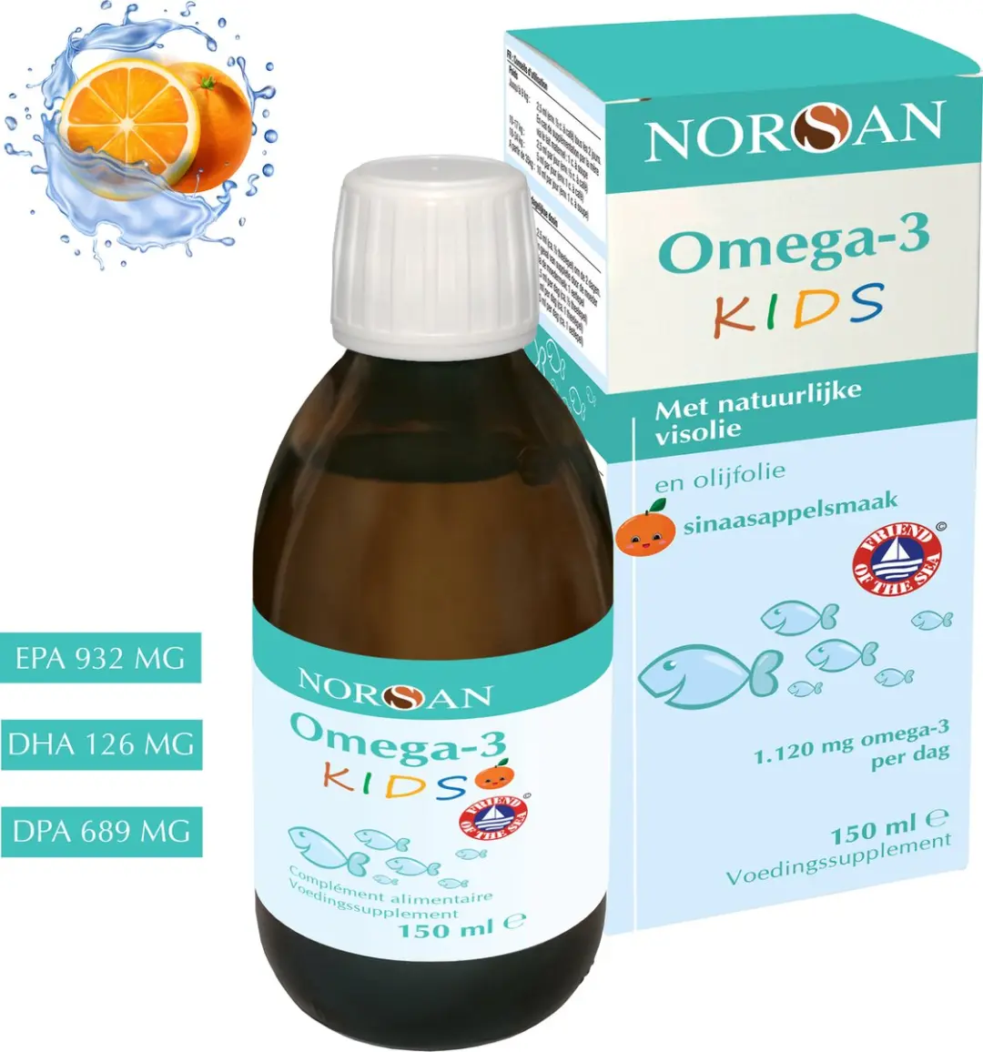 Norsan Omega-3 Kids Visolie 150ml