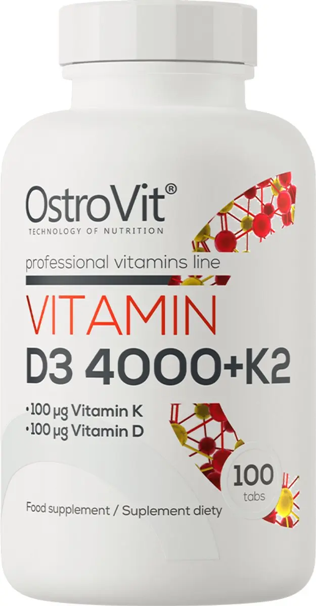 OstroVit Vitamine D3 4000 + K2 100 Tabletten