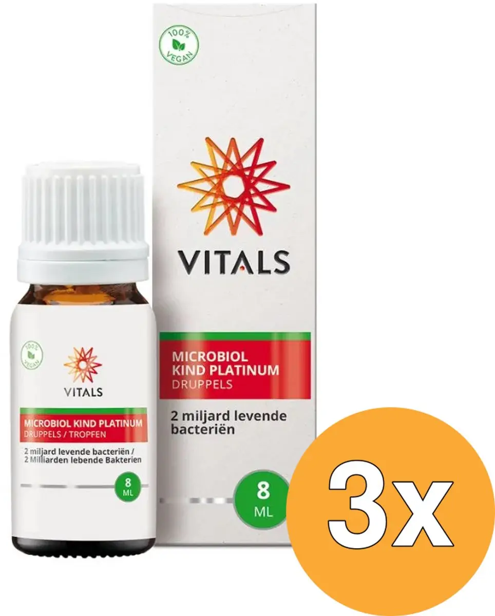 3x Vitals Microbiol Kind Platinum (8 ml)