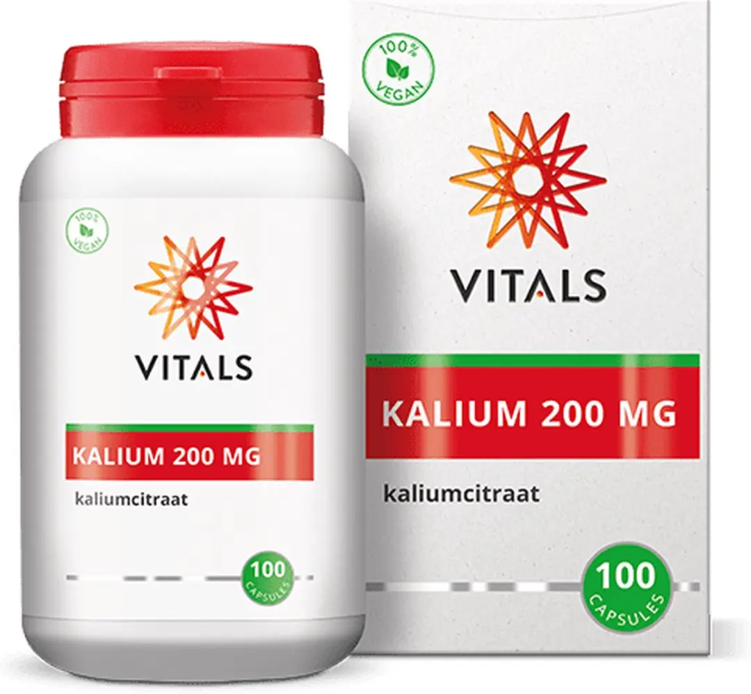 Vitals Kalium 200mg 100 Capsules