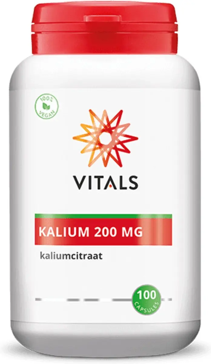 Vitals Kalium 200mg 100 Capsules