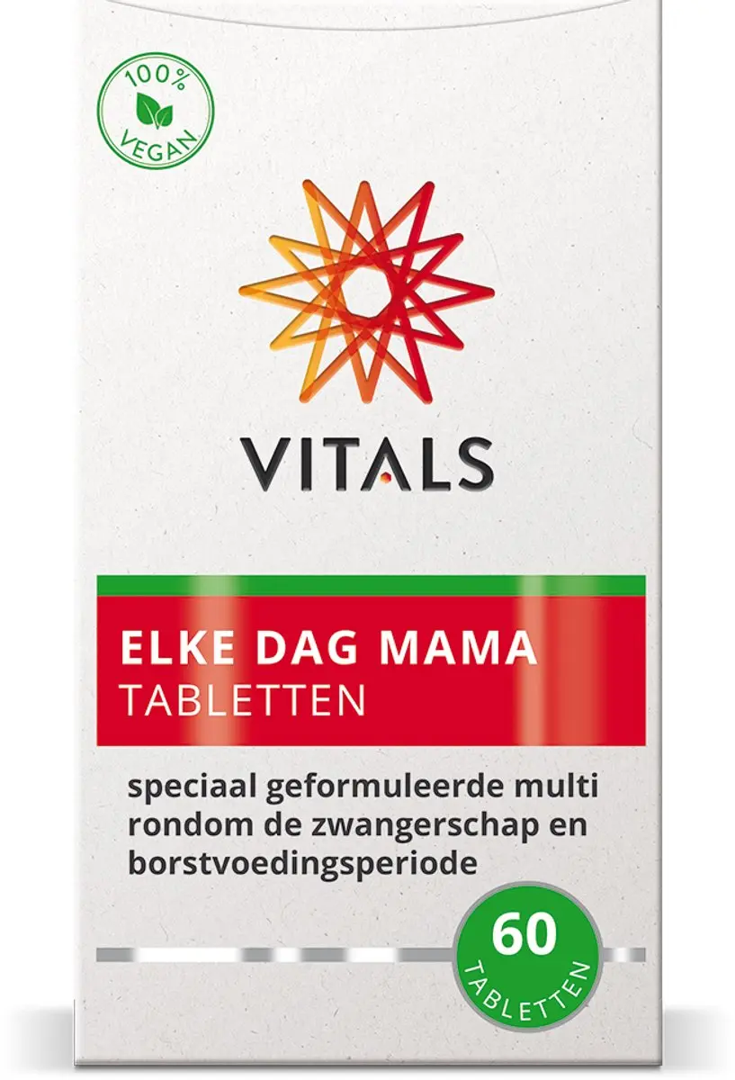 Vitals Elke Dag Mama Multivitamine 60 tabletten