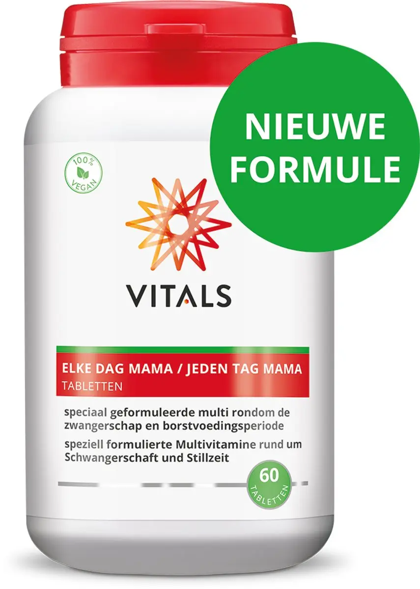 Vitals Elke Dag Mama Multivitamine 60 tabletten