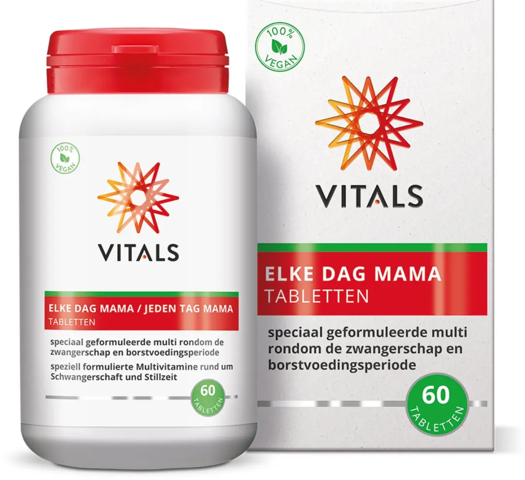 Vitals Elke Dag Mama Multivitamine 60 tabletten