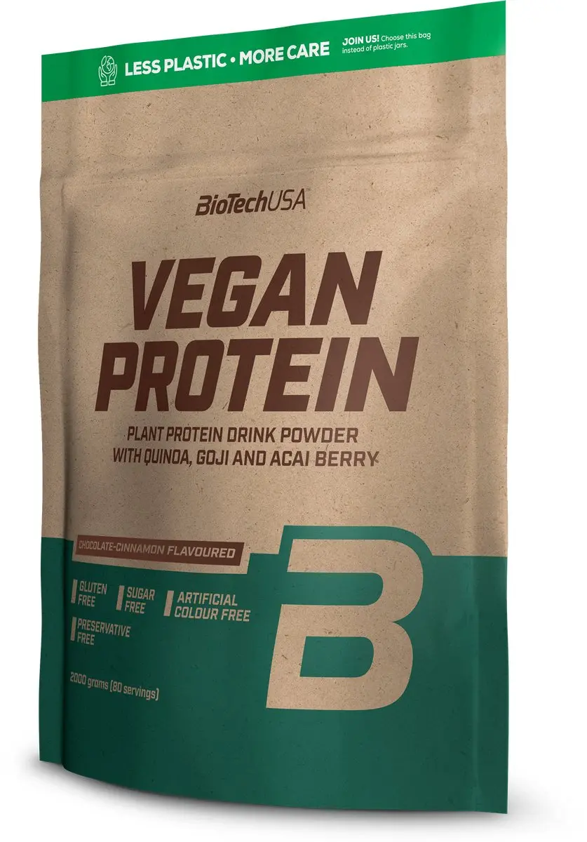 BioTechUSA Vegan Protein Chocolade-Kaneel 2kg