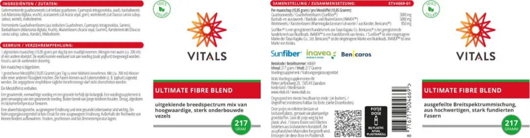 Vitals Ultimate Fibre Blend 217g