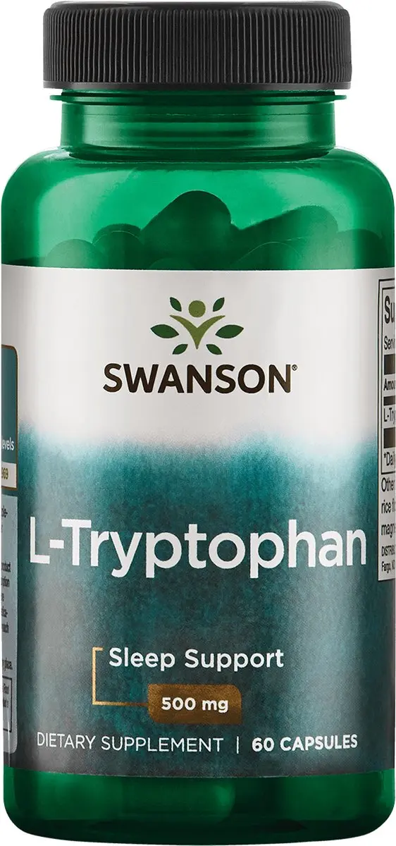 Swanson Tryptofaan 500mg - 60 Capsules