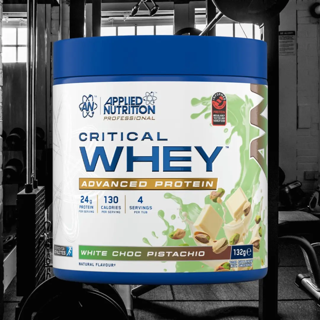 Applied Nutrition Critical Whey 132g - Witte Chocolade Pistache