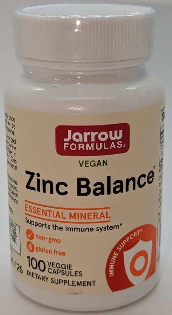 Jarrow Formulas Zinc Balance 15mg - 100 Capsules