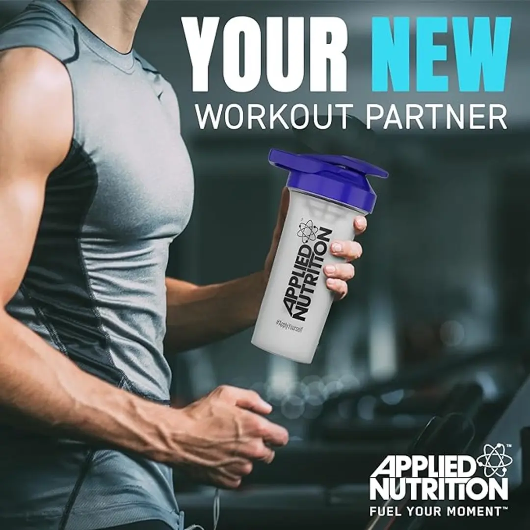 Applied Nutrition Shaker Blue Top 700ml - Wit