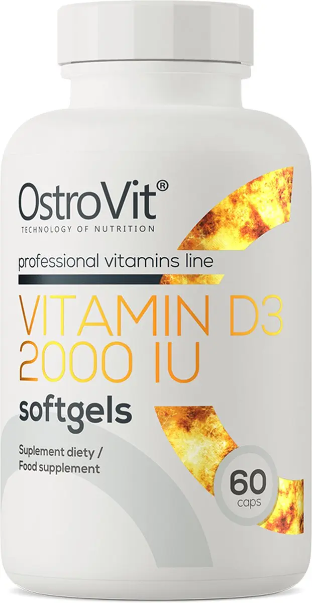 OstroVit Vitamin D3 2000 IU Softgels