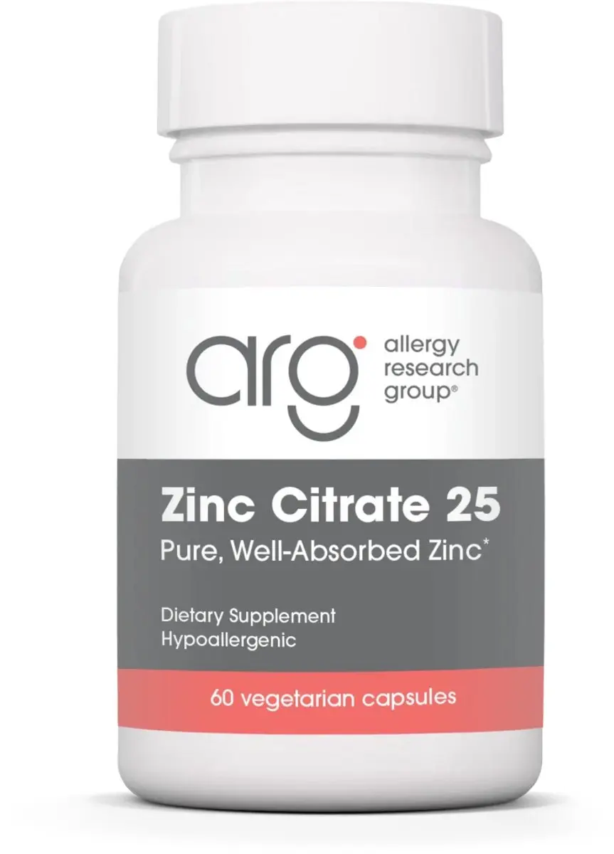 Zinc citrate 25 mg (60 capsules)
