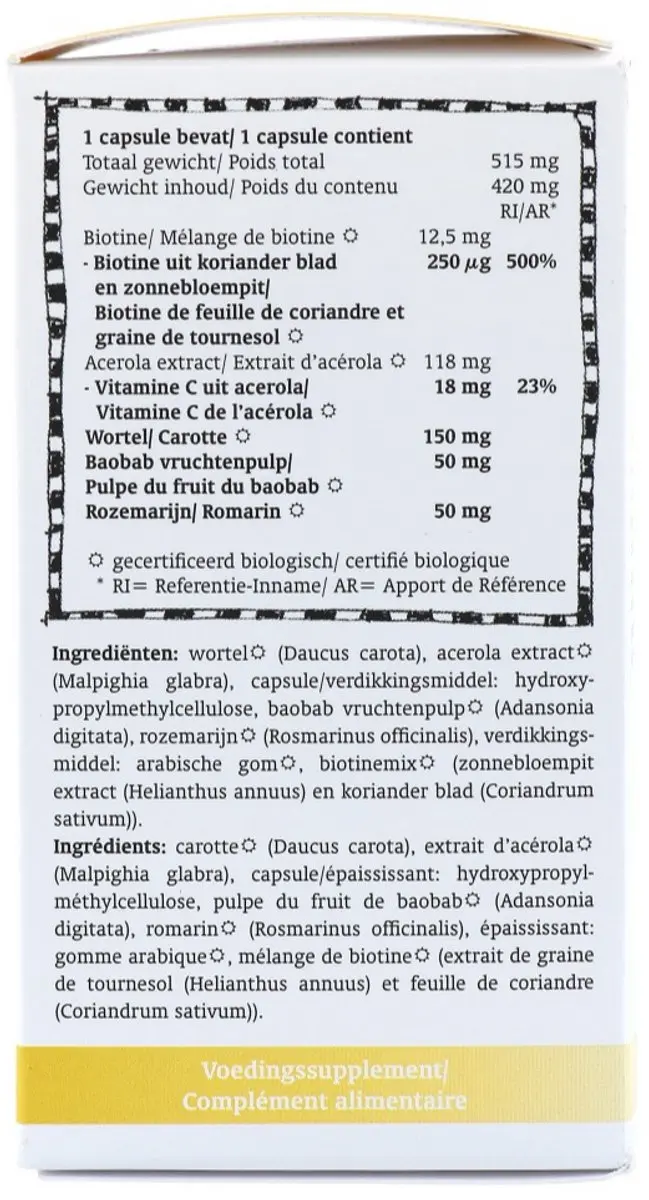 Royal Green Biotine Complex Biologisch 60 Vegacapsules