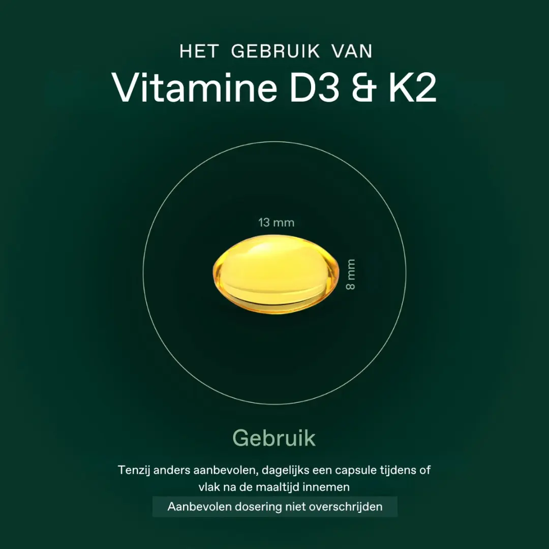 Bonusan Vitamine D3 & K2 75mcg/90mcg MK7 Softgels - 120 Stuks