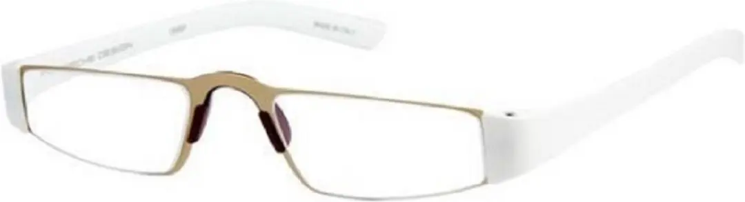 Porsche Design P8801 Leesbril - Matgoud/Wit +3.00