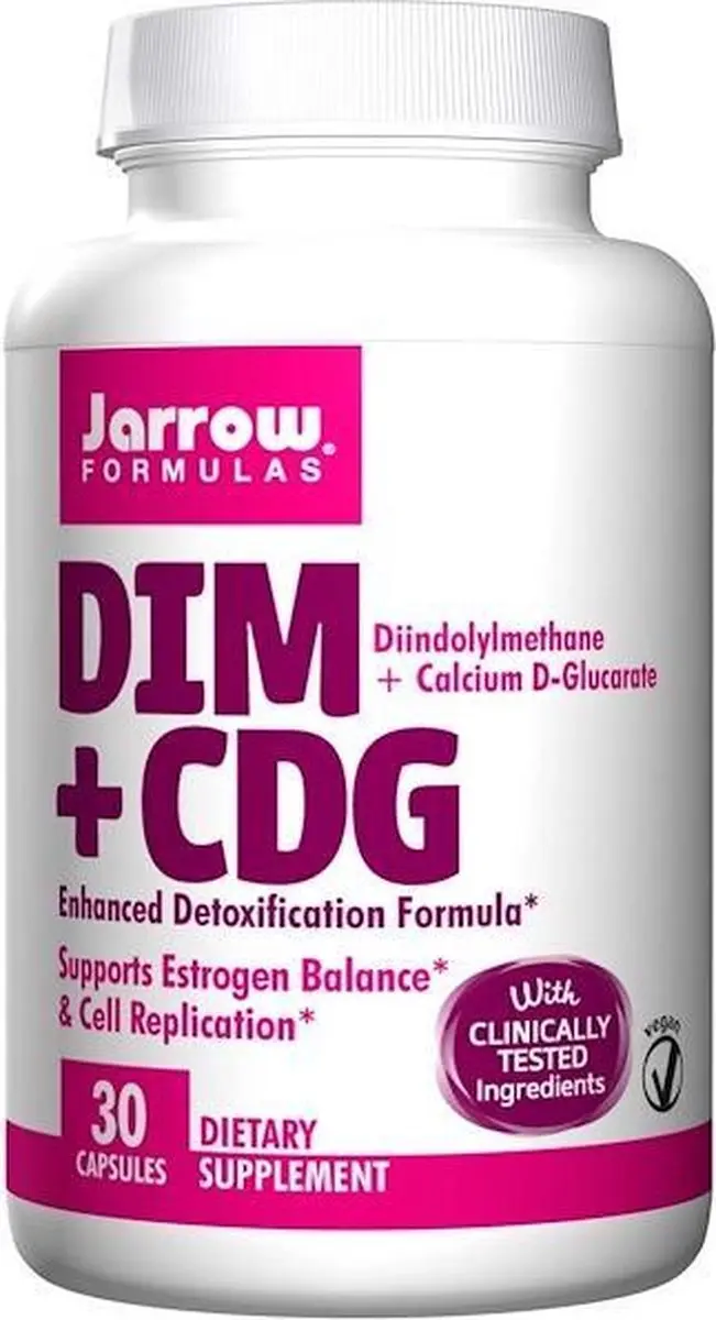 Jarrow Formulas DIM + Calcium D-Glucaraat 350mg