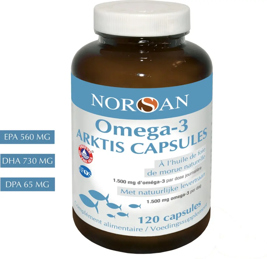 Norsan Omega-3 Arktis Capsules 120 Stuks