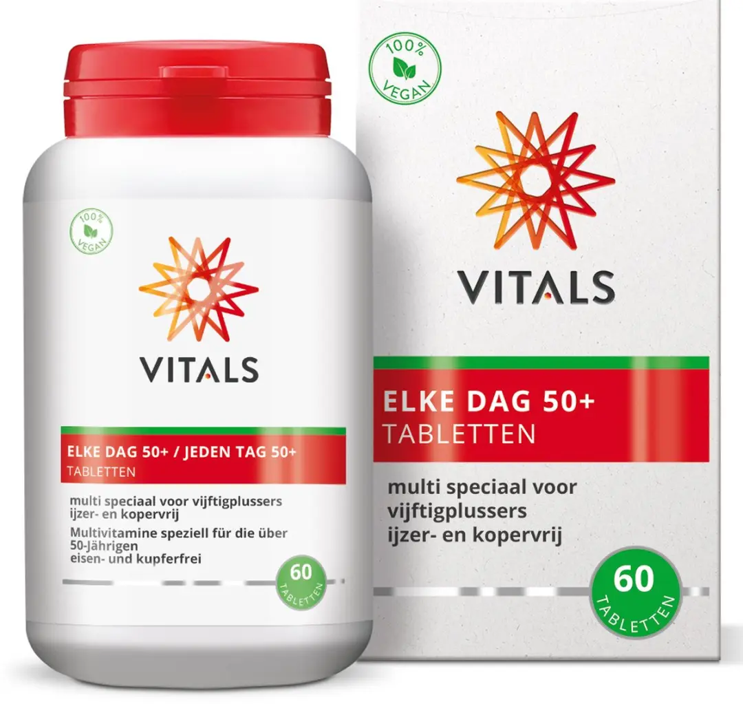 Vitals Elke Dag 50+ Multivitamine