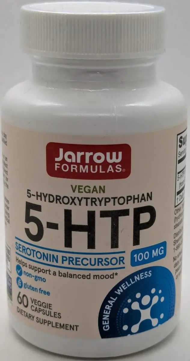 Jarrow Formulas 5-HTP 100mg Capsules - 60 Stuks