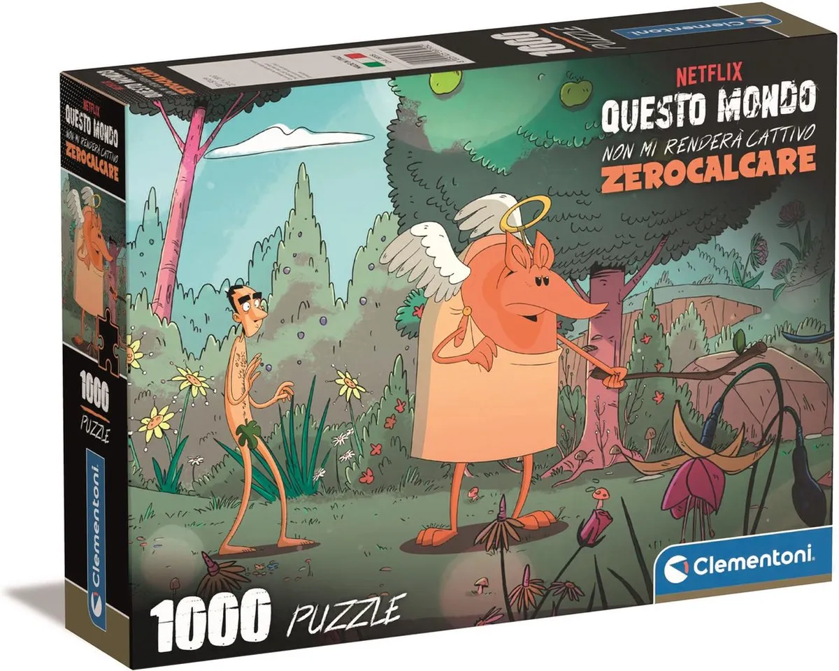 Clementoni Puzzel 1000 Stukjes Zero Calcare - Volwassenen