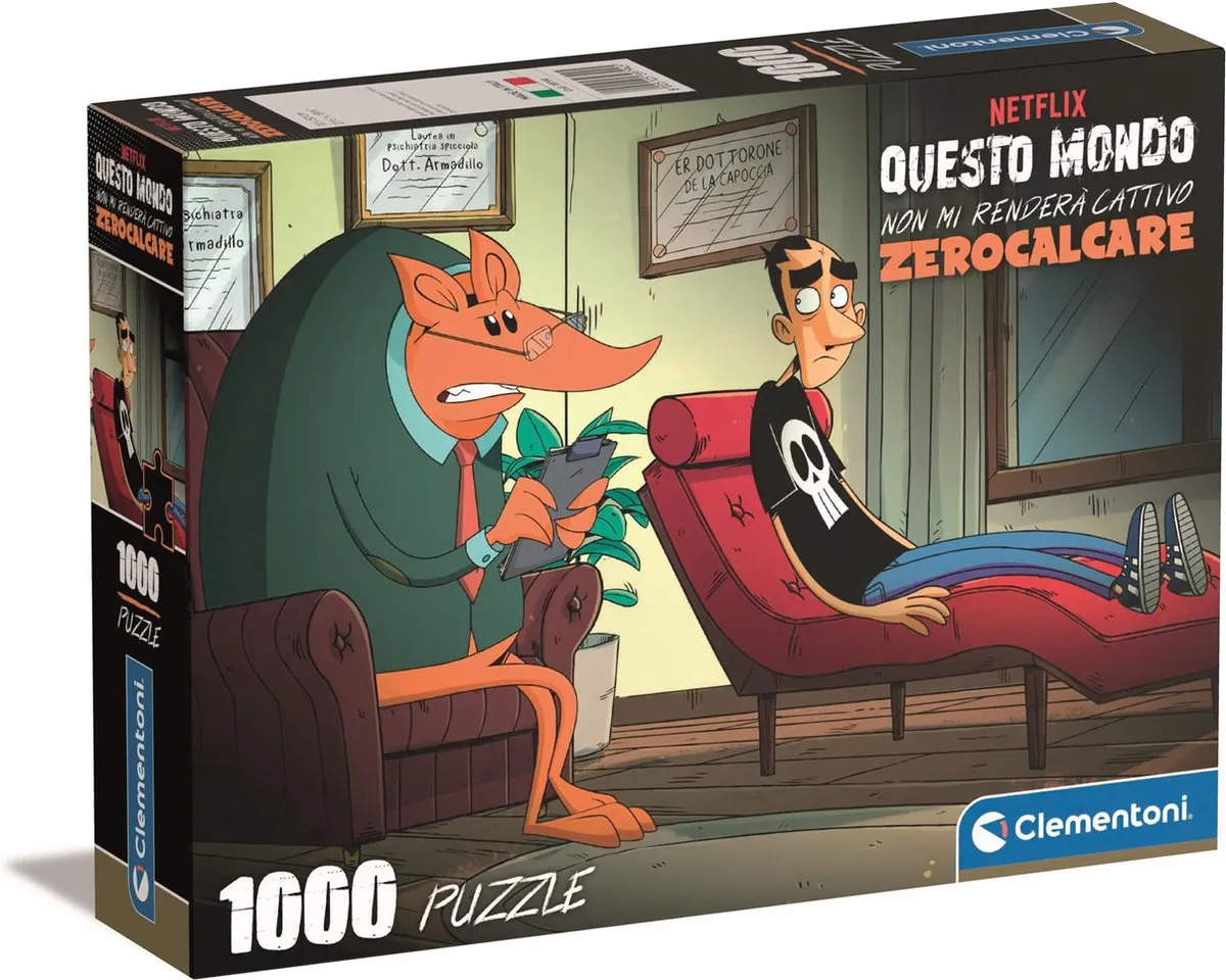 Clementoni Puzzel 1000 Stukjes Zero Calcare