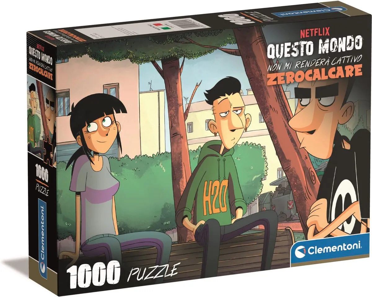Clementoni Puzzel 1000 Stukjes Zero Calcare - Volwassenen