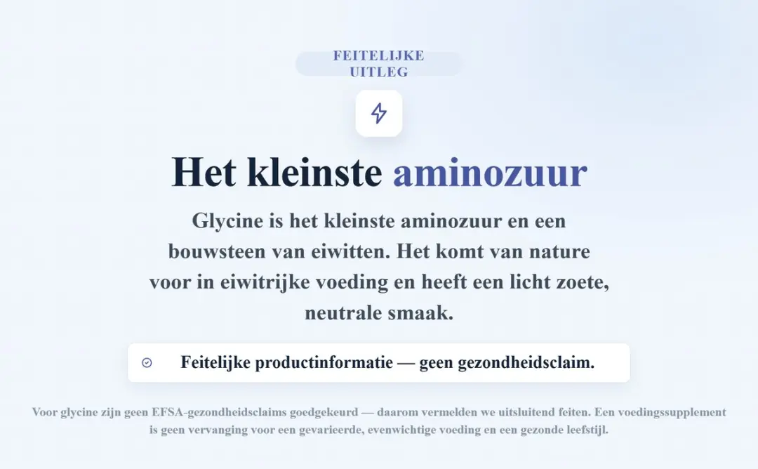 OstroVit Glycine Poeder 1000g - 5 Stuks