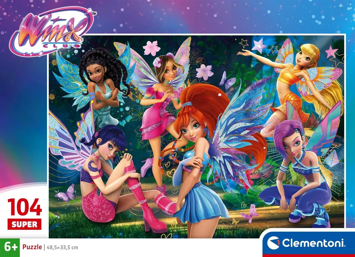 Clementoni Winx Club Puzzel 104 Stuks - Multikleur