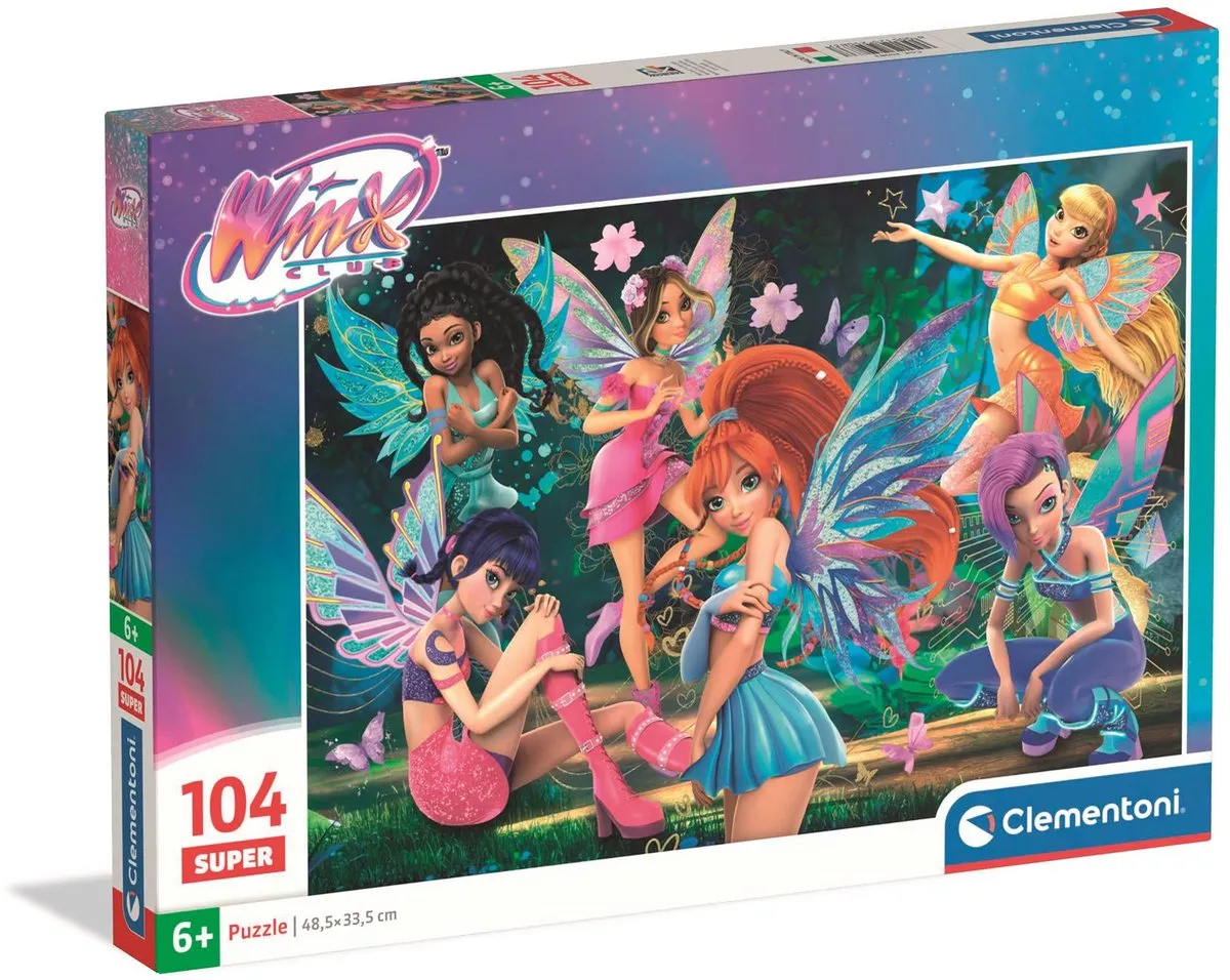 Clementoni Winx Club Puzzel 104 Stuks