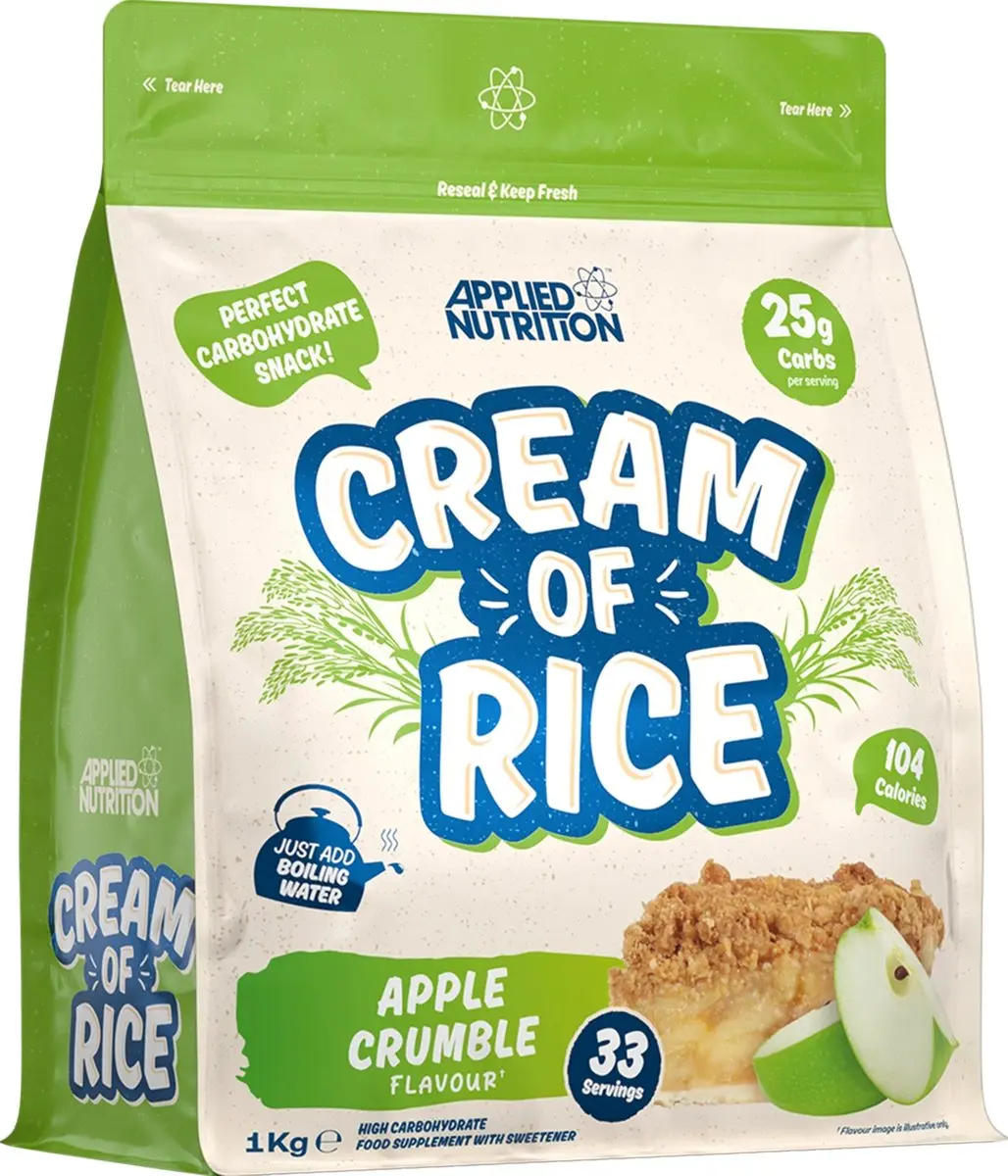 Applied Nutrition Cream of Rice Apple Crumble 1000g
