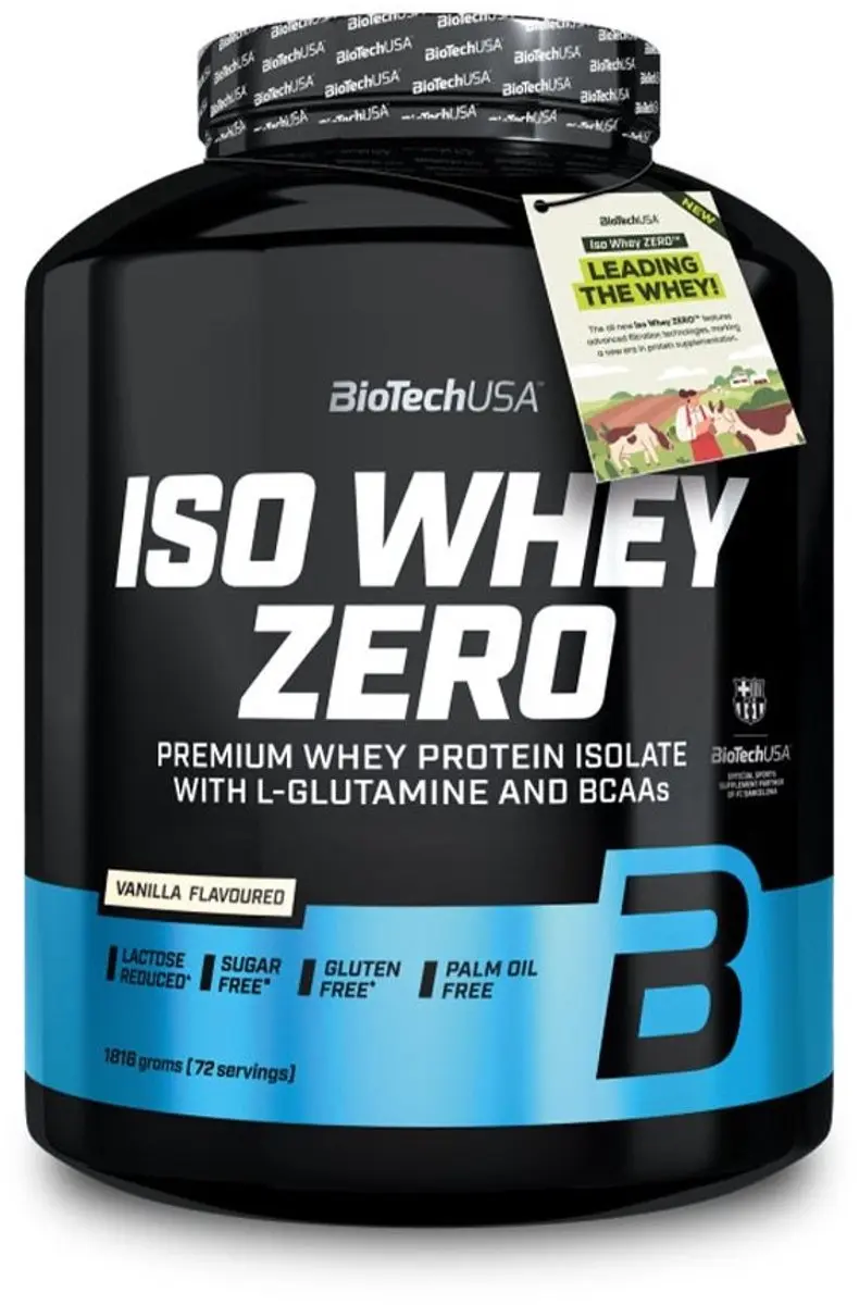 BioTechUSA Iso Whey Zero Witte Chocolade 1816g