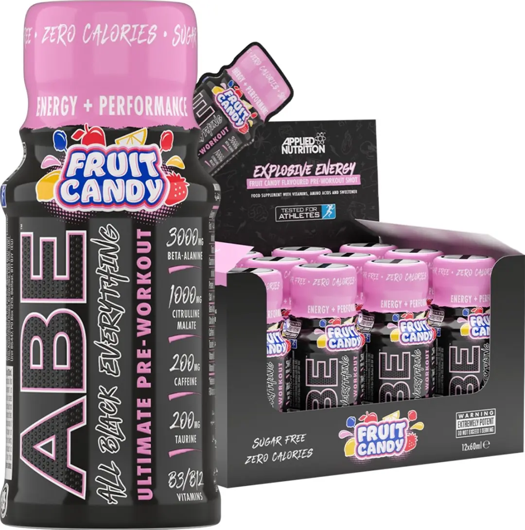Applied Nutrition ABE Ultimate Pre-Workout Shot 12x60ml - Fruit Candy