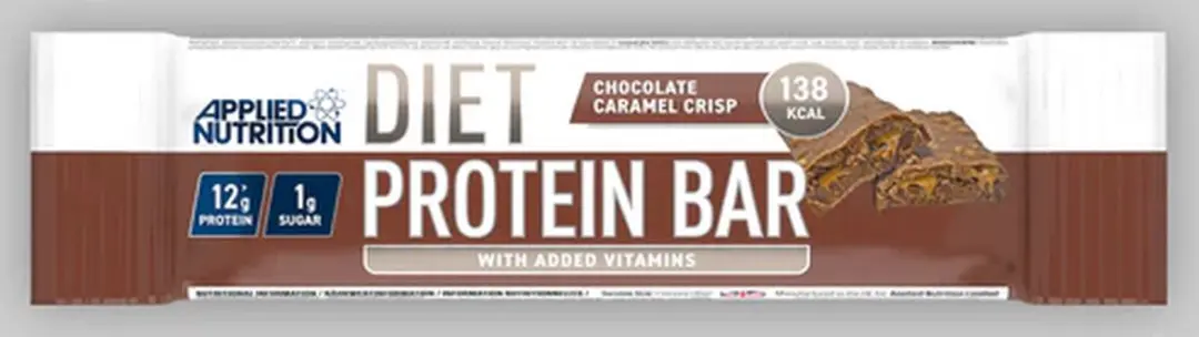 Applied Nutrition Diet Protein Bar 540g - 12x45g Chocolade Karamel
