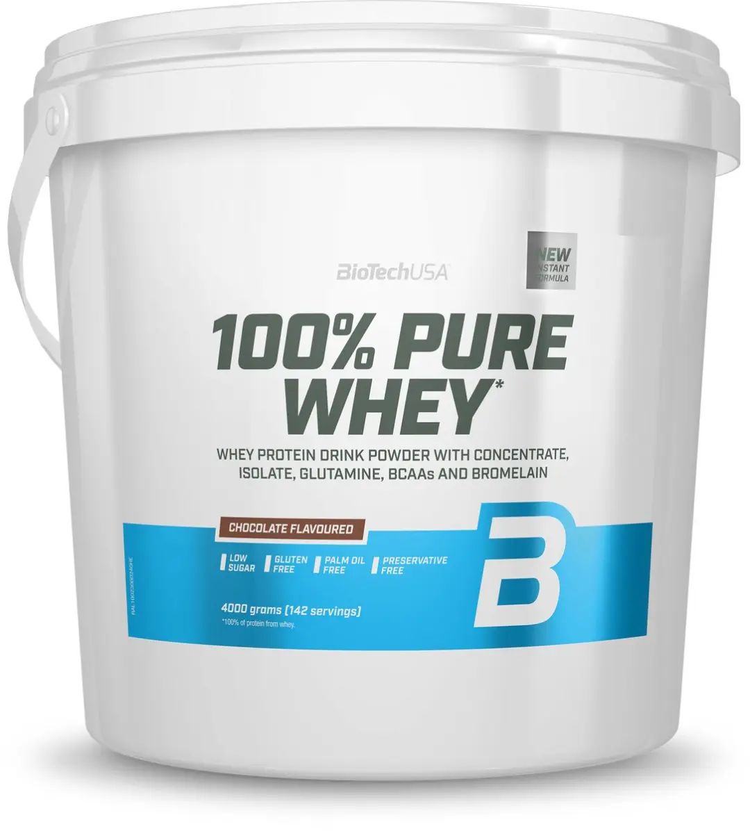 BioTechUSA 100% Pure Whey Eiwitpoeder 4kg
