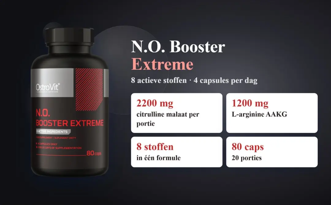 OstroVit N.O. Booster Extreme 80 Capsules