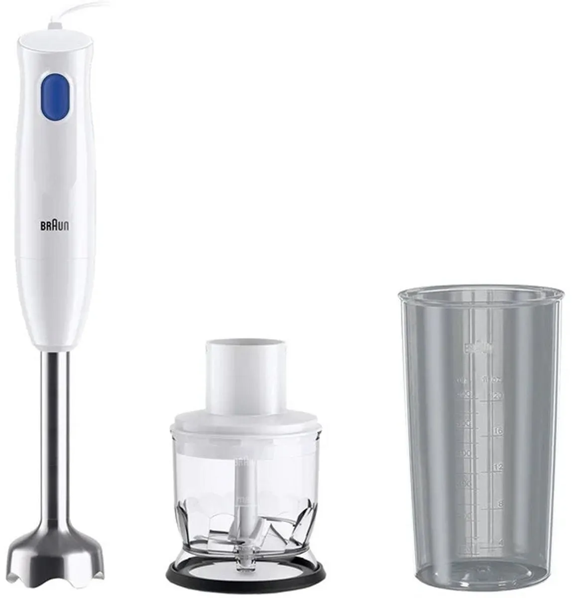 Braun MultiQuick 1 MQ10.201M Staafmixer - 450W - Wit - afbeelding 6 van 6
