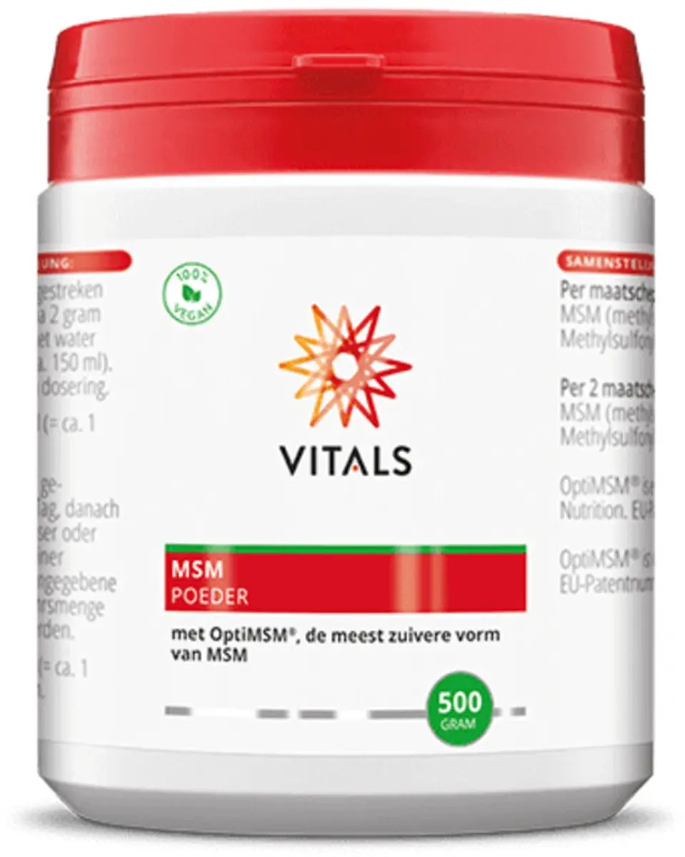 Vitals MSM Poeder 500g - OptiMSM