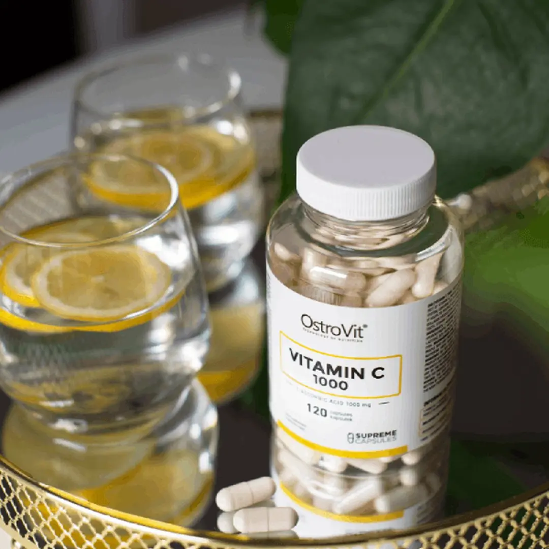 OstroVit Vitamine C 1000mg 120 Capsules + Pillendoos
