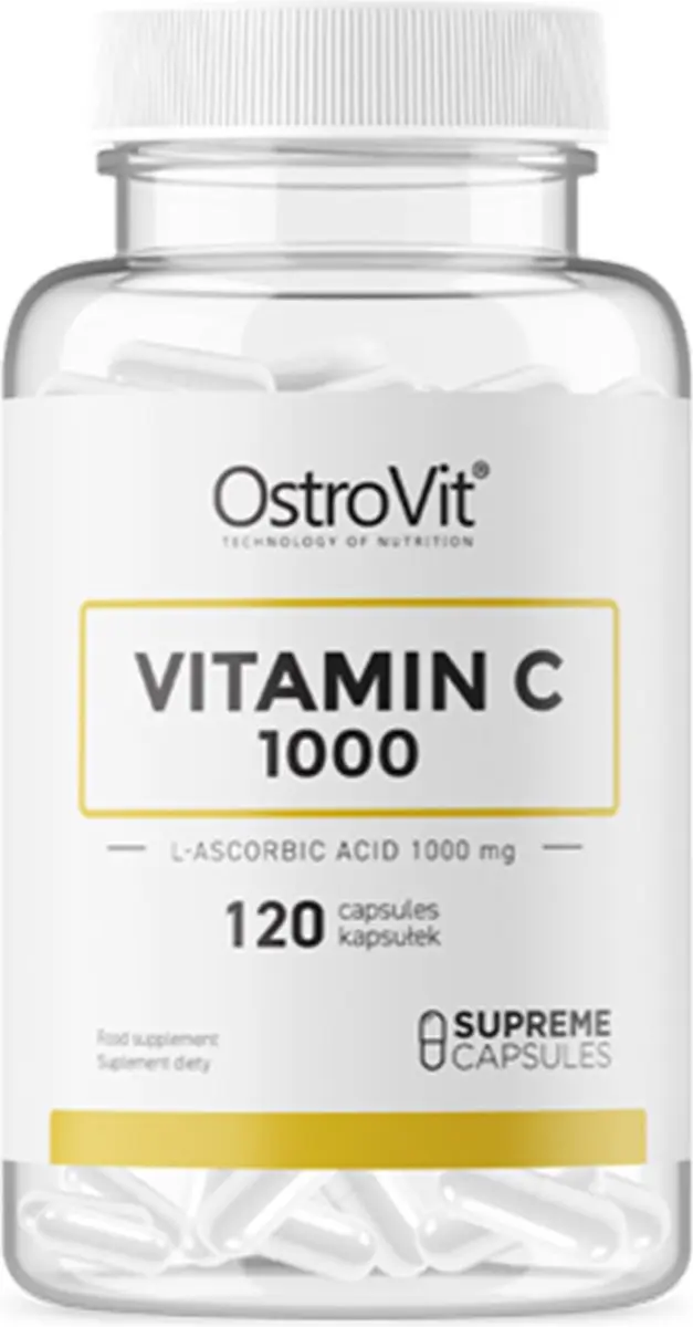 OstroVit Vitamine C 1000mg 120 Capsules + Pillendoos