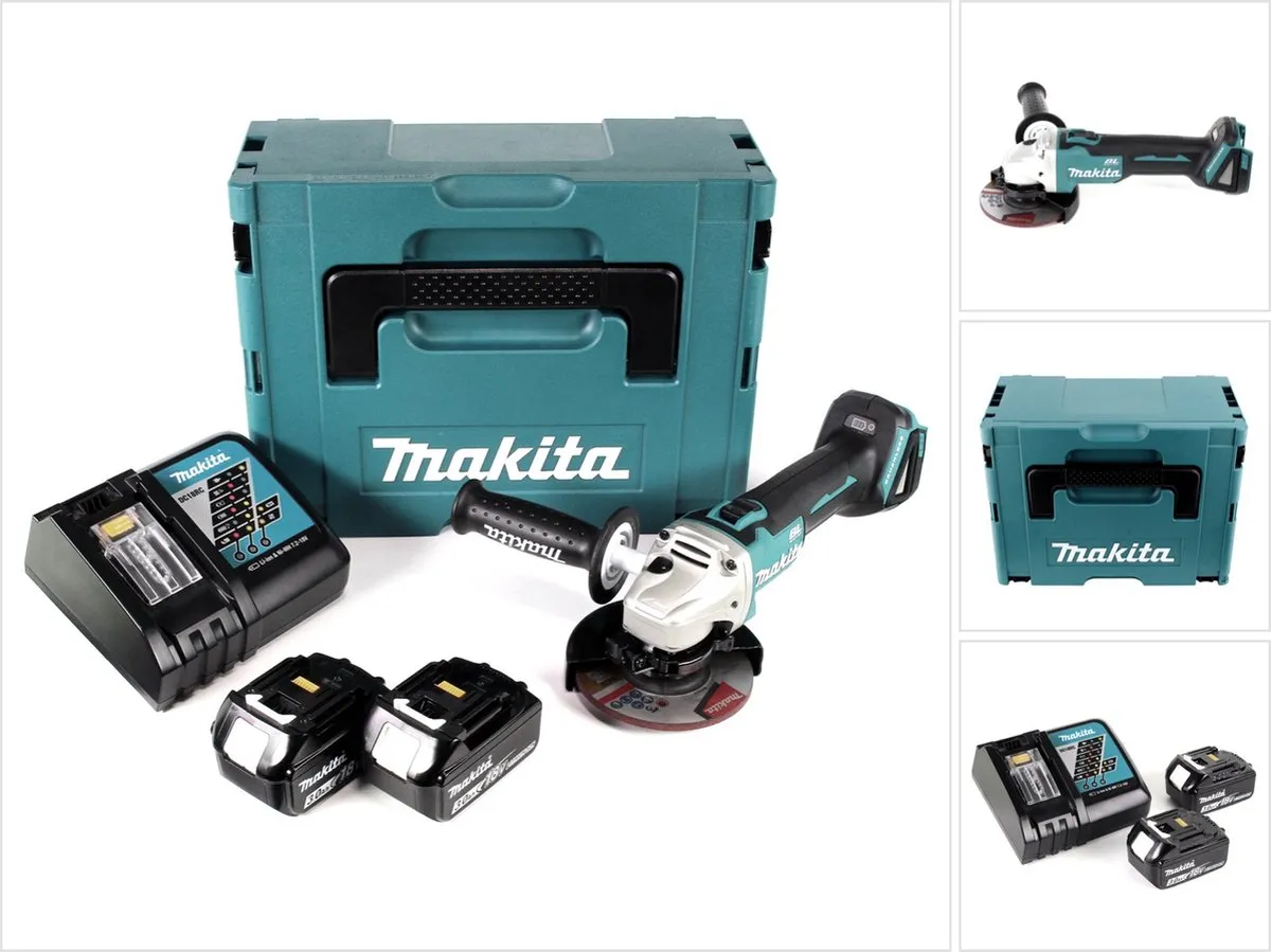 Makita DGA 504 RFJ Haakse Slijper 125mm