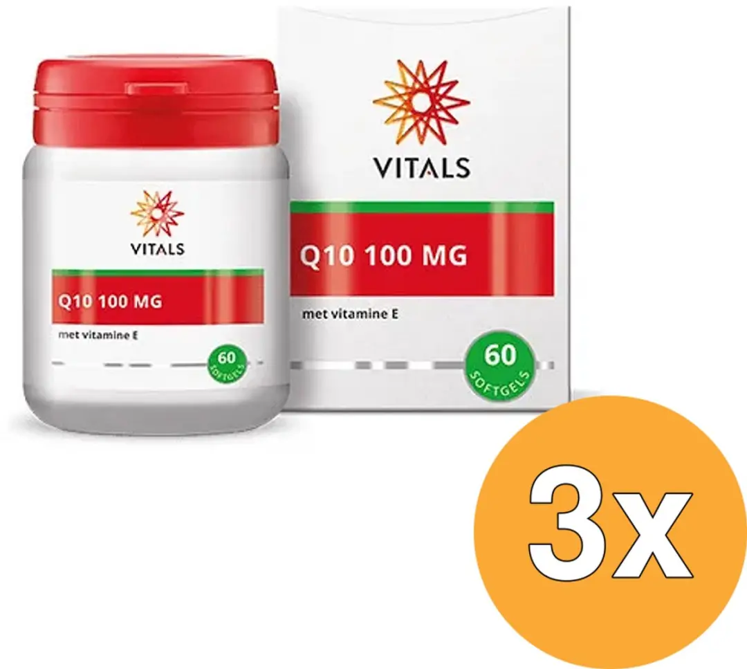 3x Vitals Q10 100 mg (60 capsules)